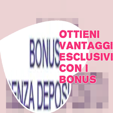 Casino stranieri bonus senza deposito